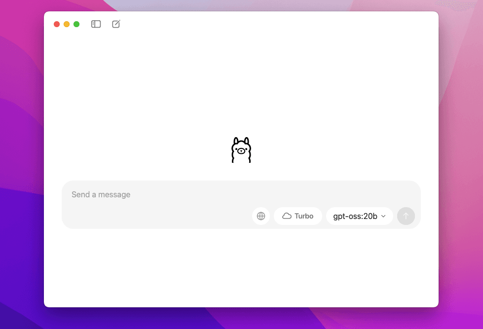 Ollama GUI メイン画面 - モデル一覧とチャット画面